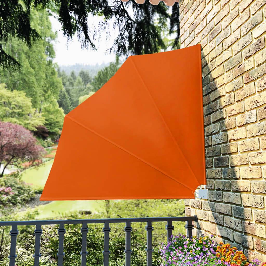 vidaXL Faltbarer Balkonfächer Terracotta-Rot 140×140 cm