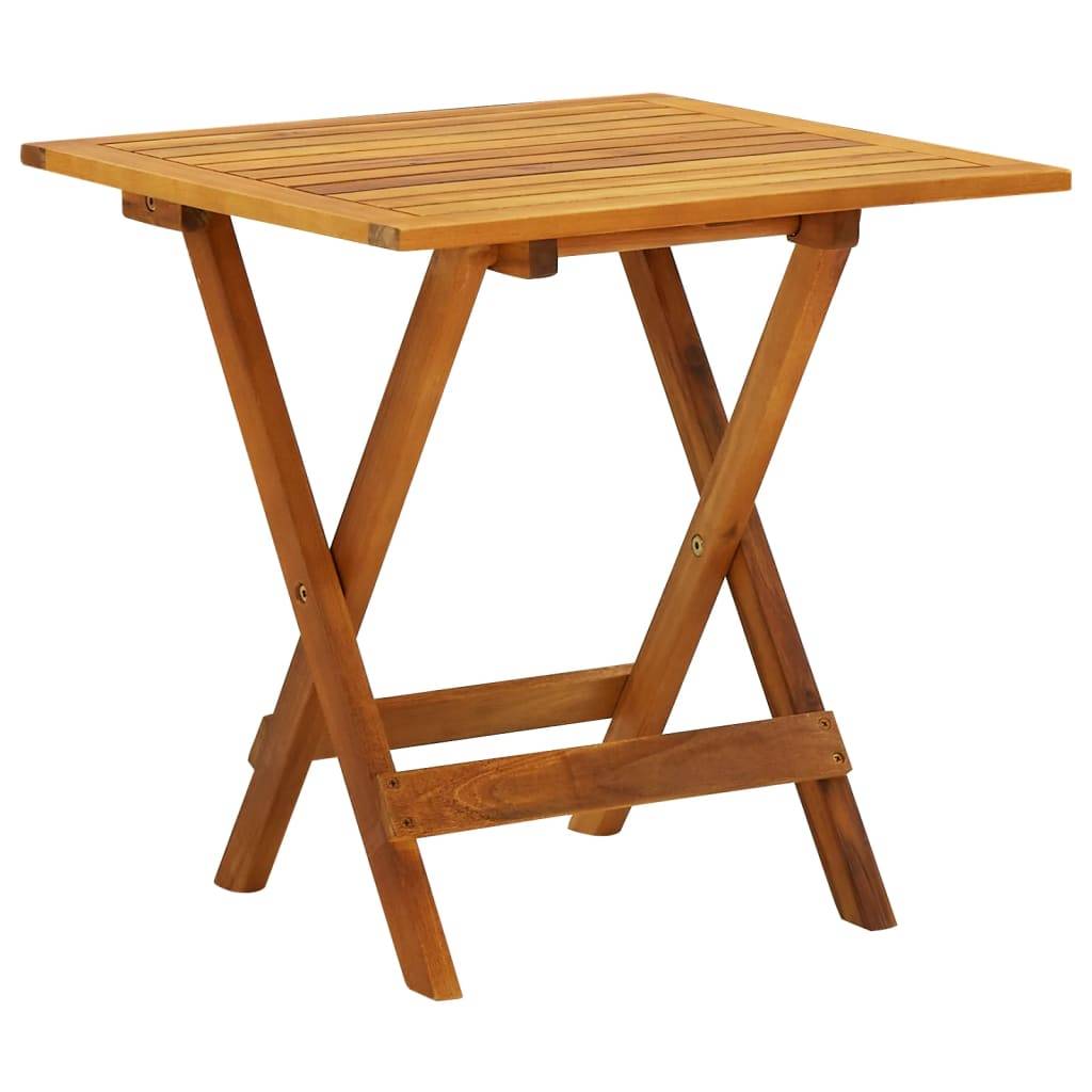 vidaXL Bistrotisch 46x46x47 cm Massivholz Akazie