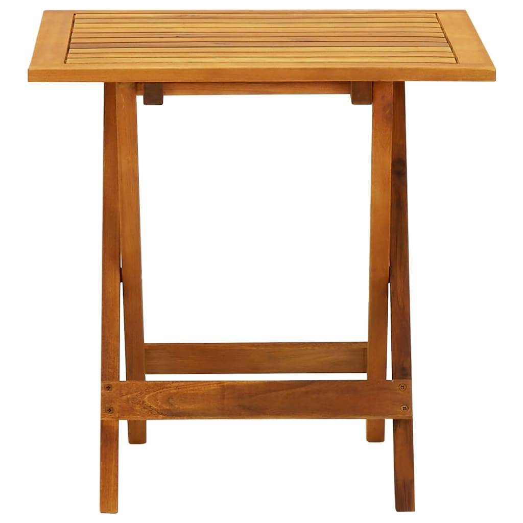 vidaXL Bistrotisch 46x46x47 cm Massivholz Akazie
