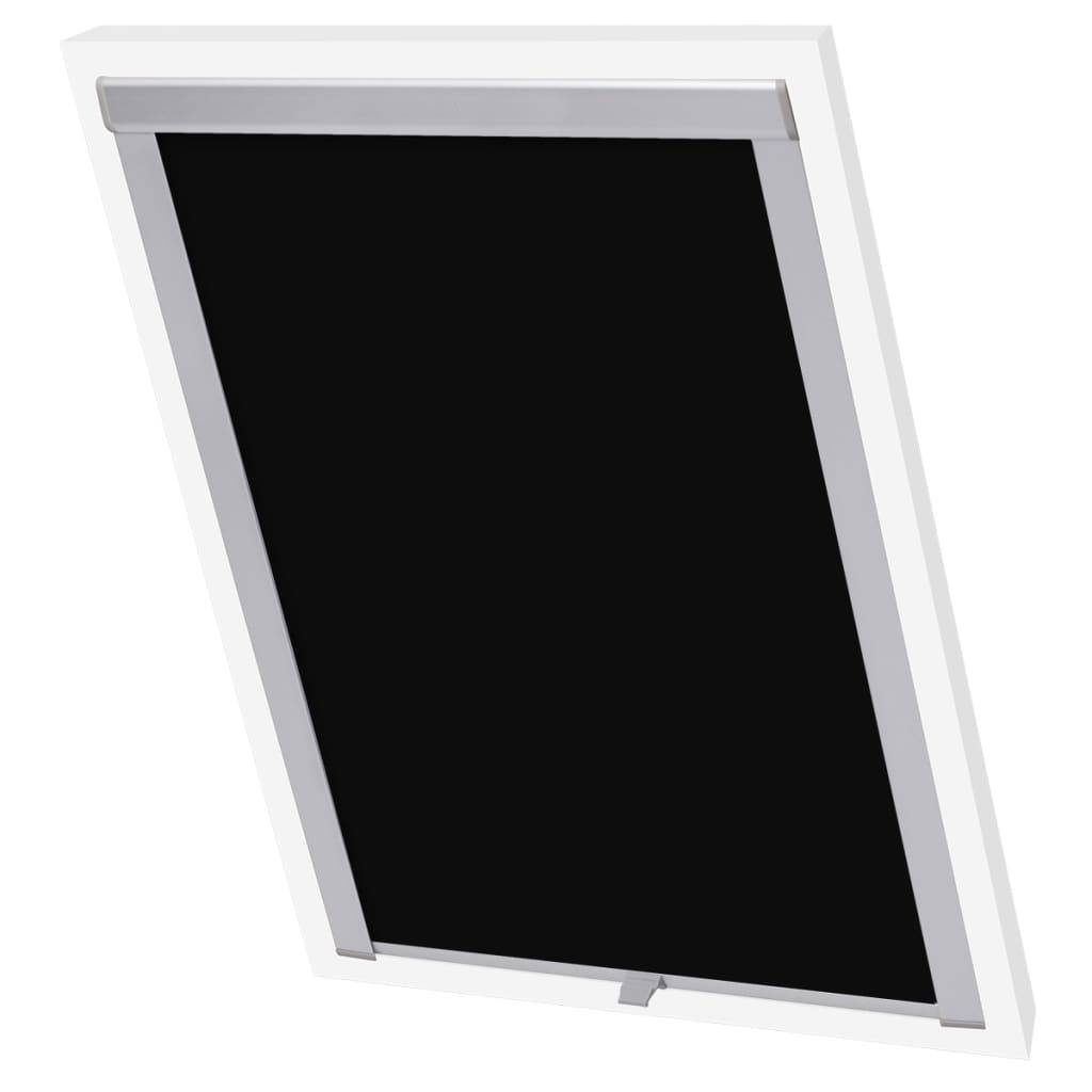 vidaXL Verdunkelungsrollo Schwarz 102