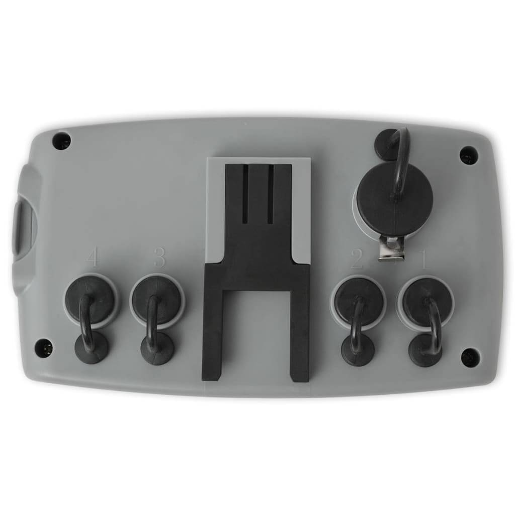 vidaXL Automatischer Bewässerungs-Timer mit 4 Stationen 3 V