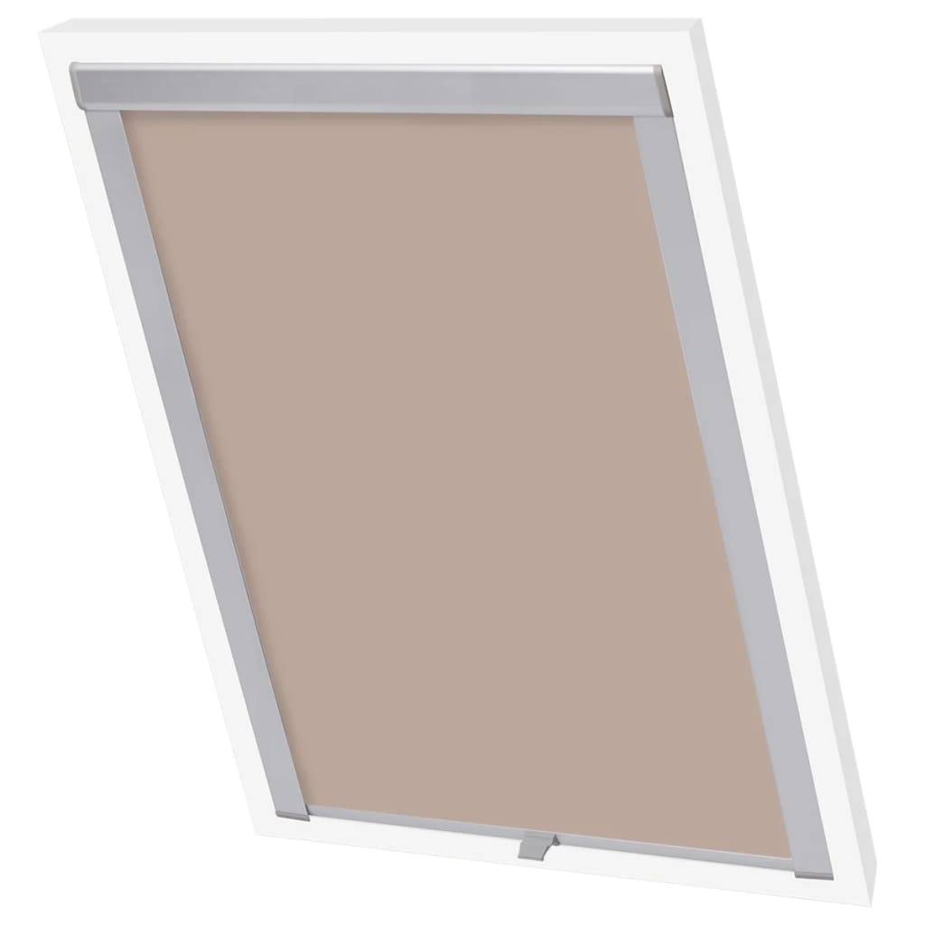 vidaXL Verdunkelungsrollo Beige S08/608