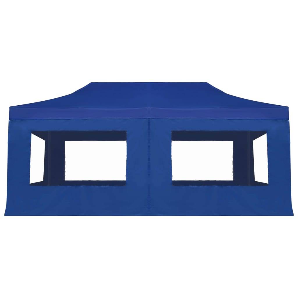 vidaXL Profi-Partyzelt Faltbar mit Wänden Aluminium 6×3m Blau