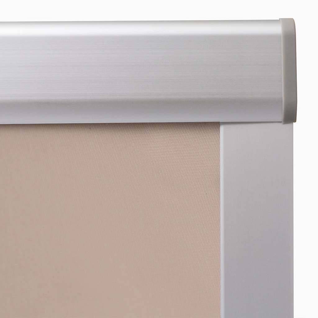 vidaXL Verdunkelungsrollo Beige F06