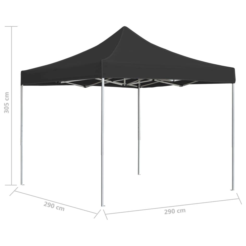 vidaXL Profi-Partyzelt Faltbar Aluminium 3x3 m Anthrazit