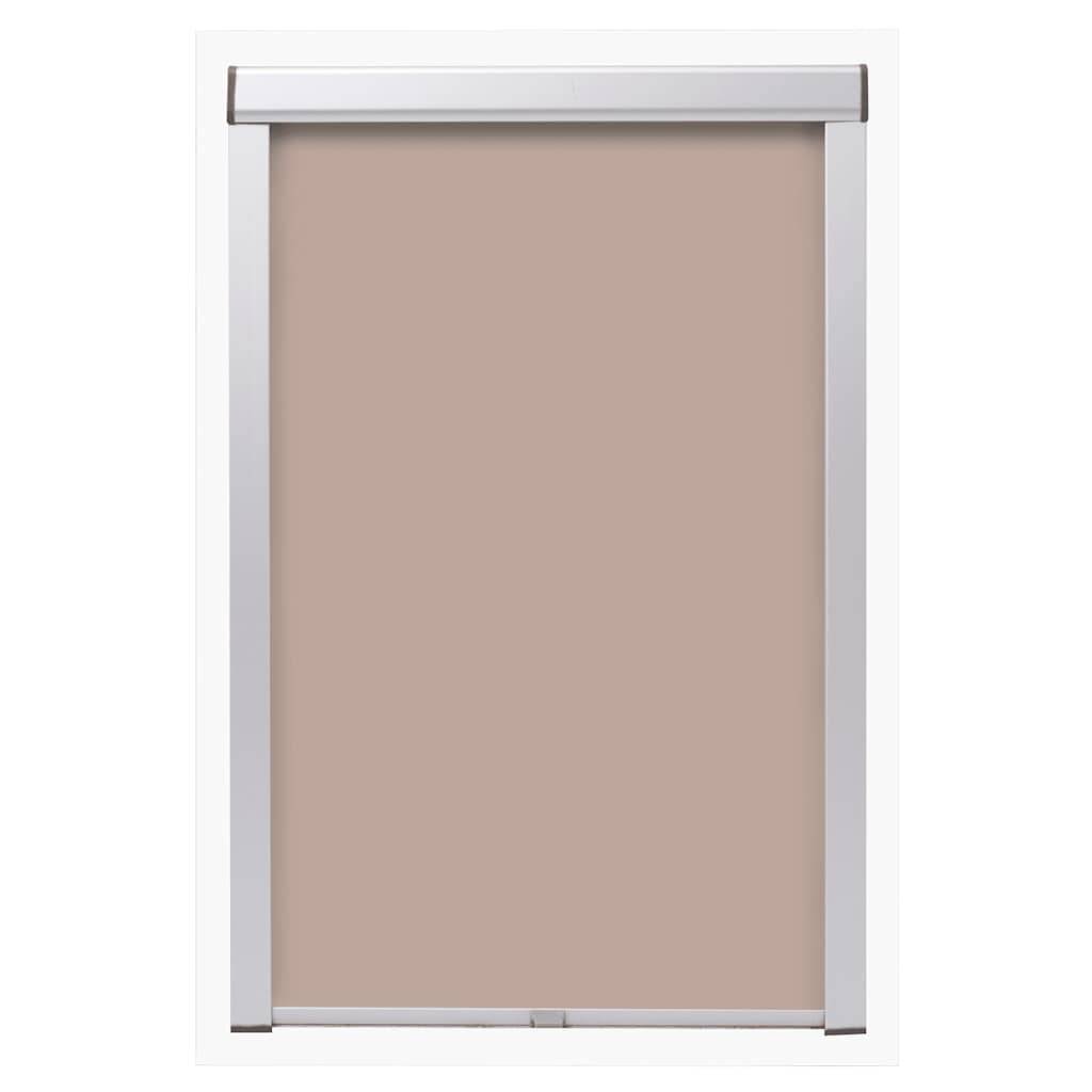 vidaXL Verdunkelungsrollo Beige C02