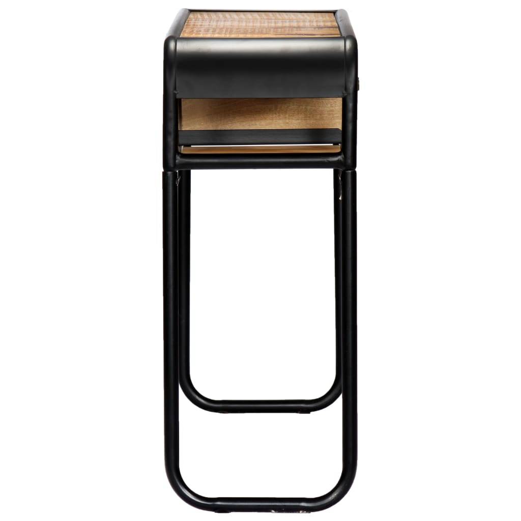 vidaXL Konsolentisch 118 x 30 x 75 cm Massivholz Mango