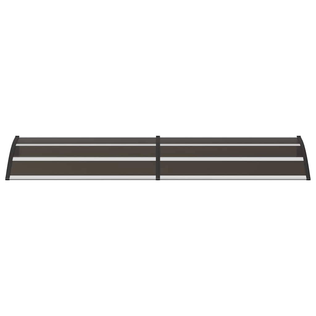 vidaXL Vordach Schwarz 240x75 cm PC