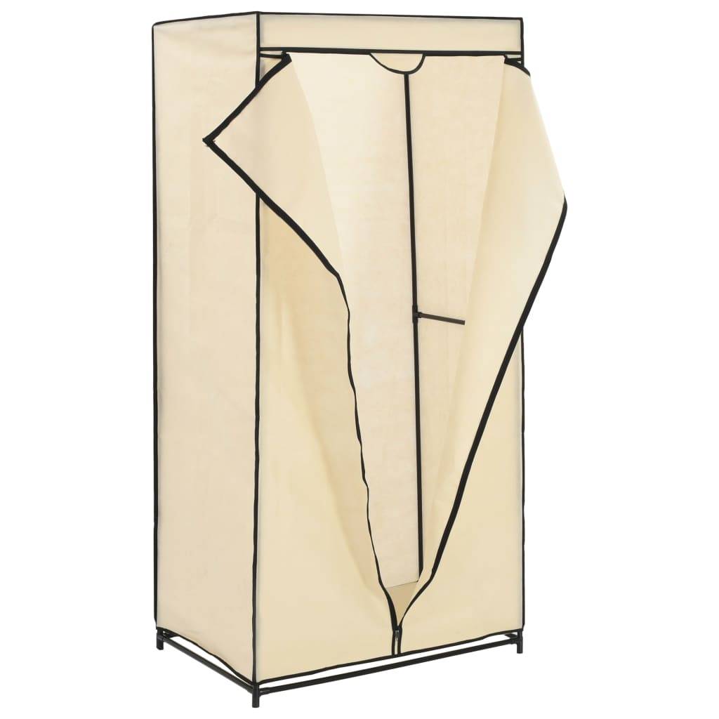 vidaXL Kleiderschränke 2 Stk. Creme 75×50×160 cm