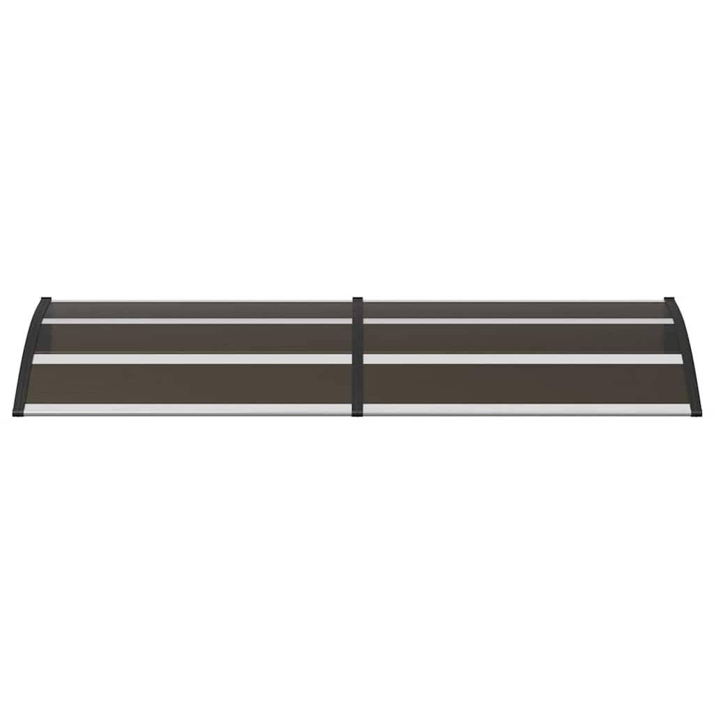 vidaXL Vordach Schwarz 200x75 cm PC