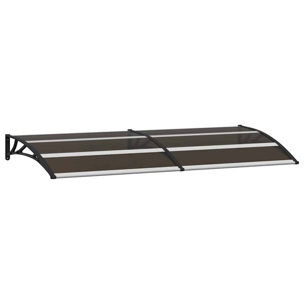 vidaXL Vordach Schwarz 200x75 cm PC
