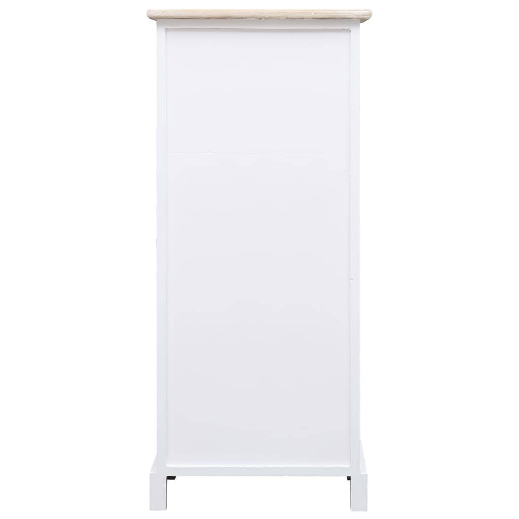 vidaXL Beistellschrank 38x28x86 cm Massivholz Paulownia