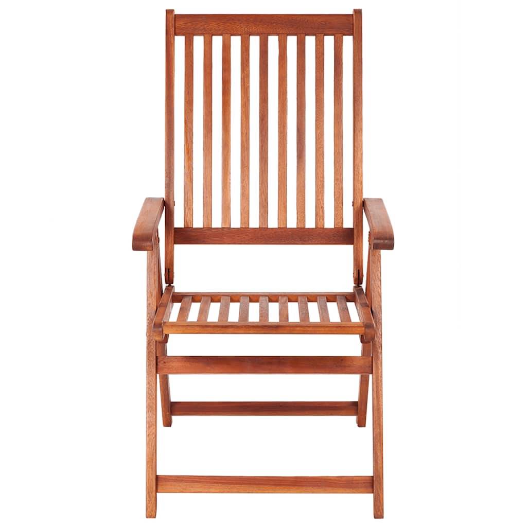 vidaXL Gartenstühle 2 Stk. Klappbar Akazie Massivholz Braun