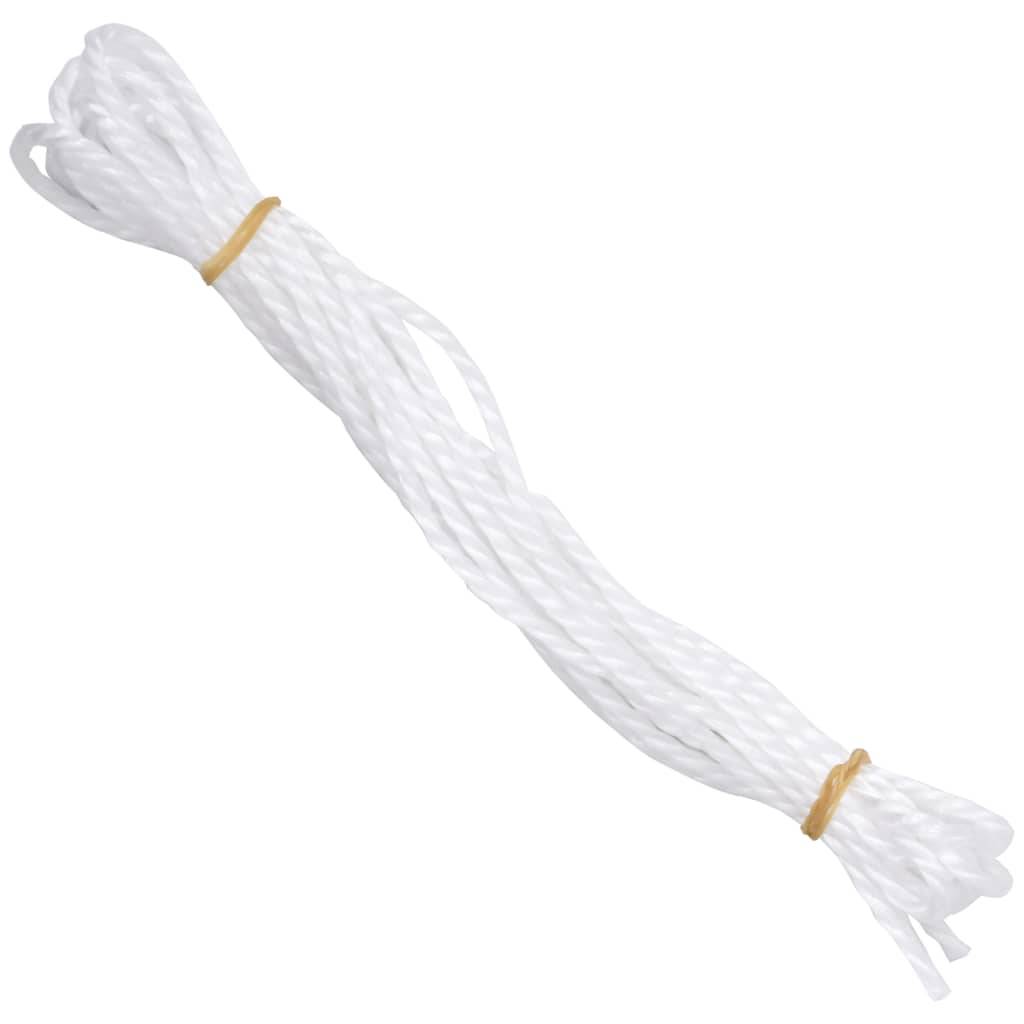 vidaXL Sonnensegel 160 g/m² Blau 3,5x3,5x4,9 m HDPE