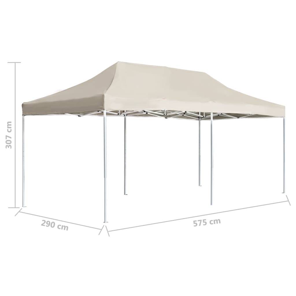 vidaXL Profi-Partyzelt Faltbar Aluminium 6x3 m Creme