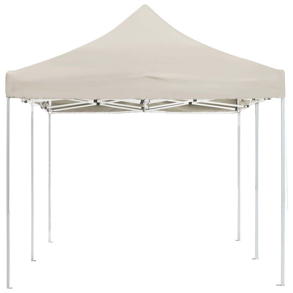 vidaXL Profi-Partyzelt Faltbar Aluminium 6x3 m Creme
