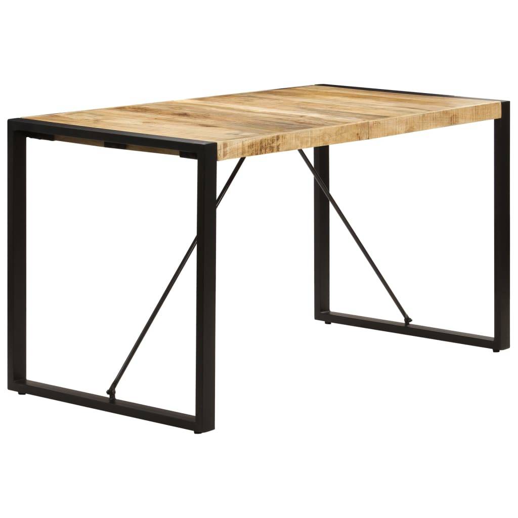 vidaXL Esstisch 140x70x75 cm Massivholz Mango