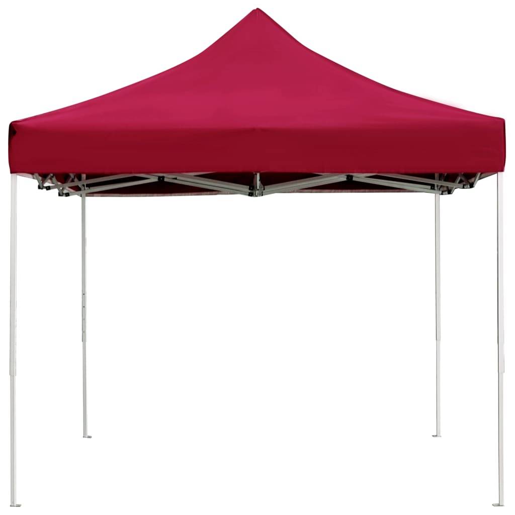 vidaXL Profi-Partyzelt Faltbar Aluminium 4,5x3 m Weinrot