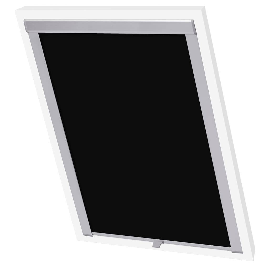 vidaXL Verdunkelungsrollo Schwarz 206