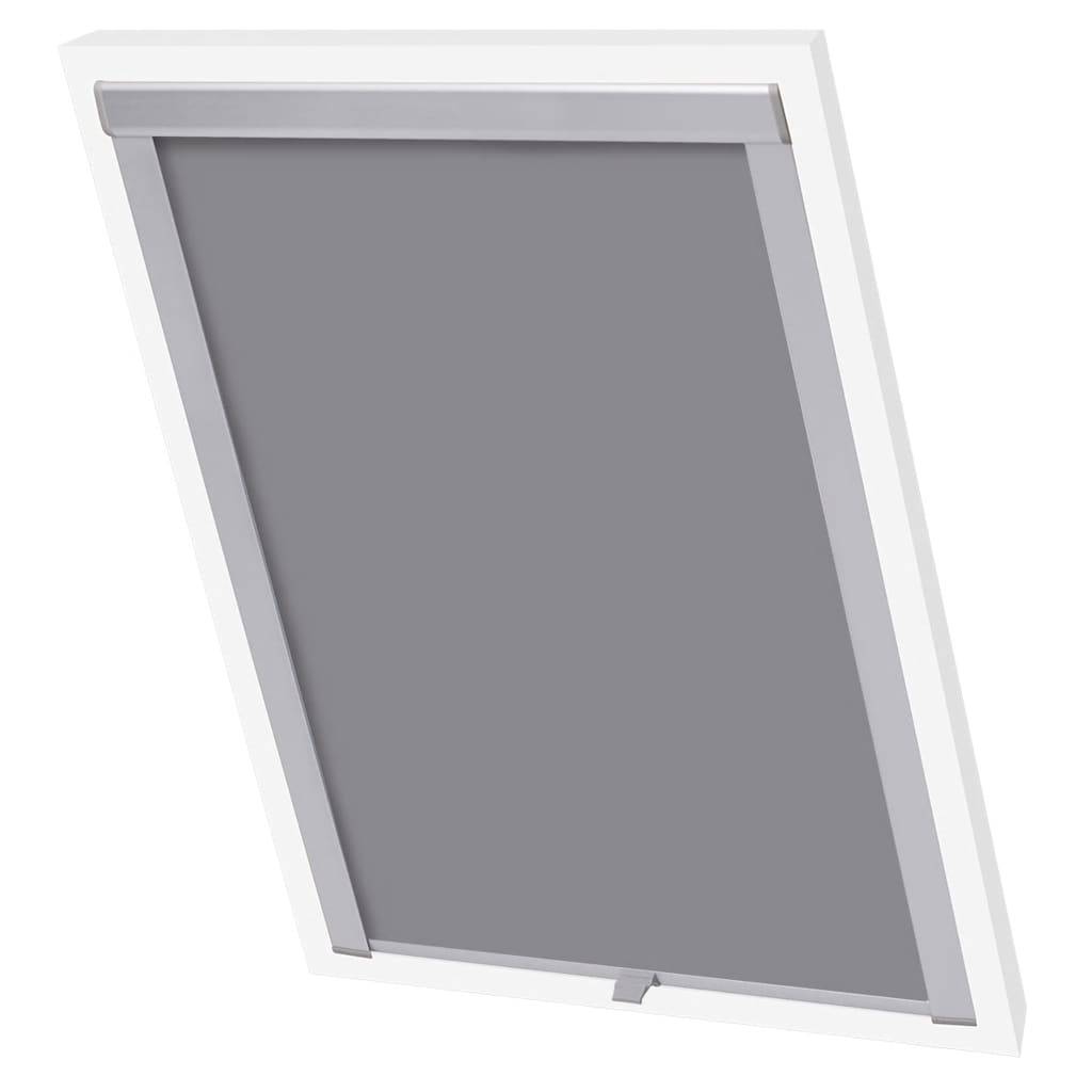 vidaXL Verdunkelungsrollo Grau P08/408