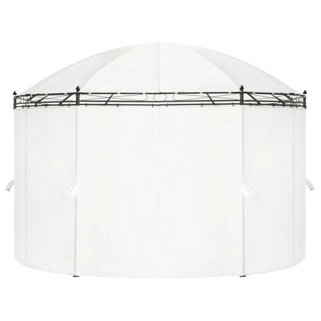 vidaXL Gartenpavillon Cremeweiß 530x350x265 cm