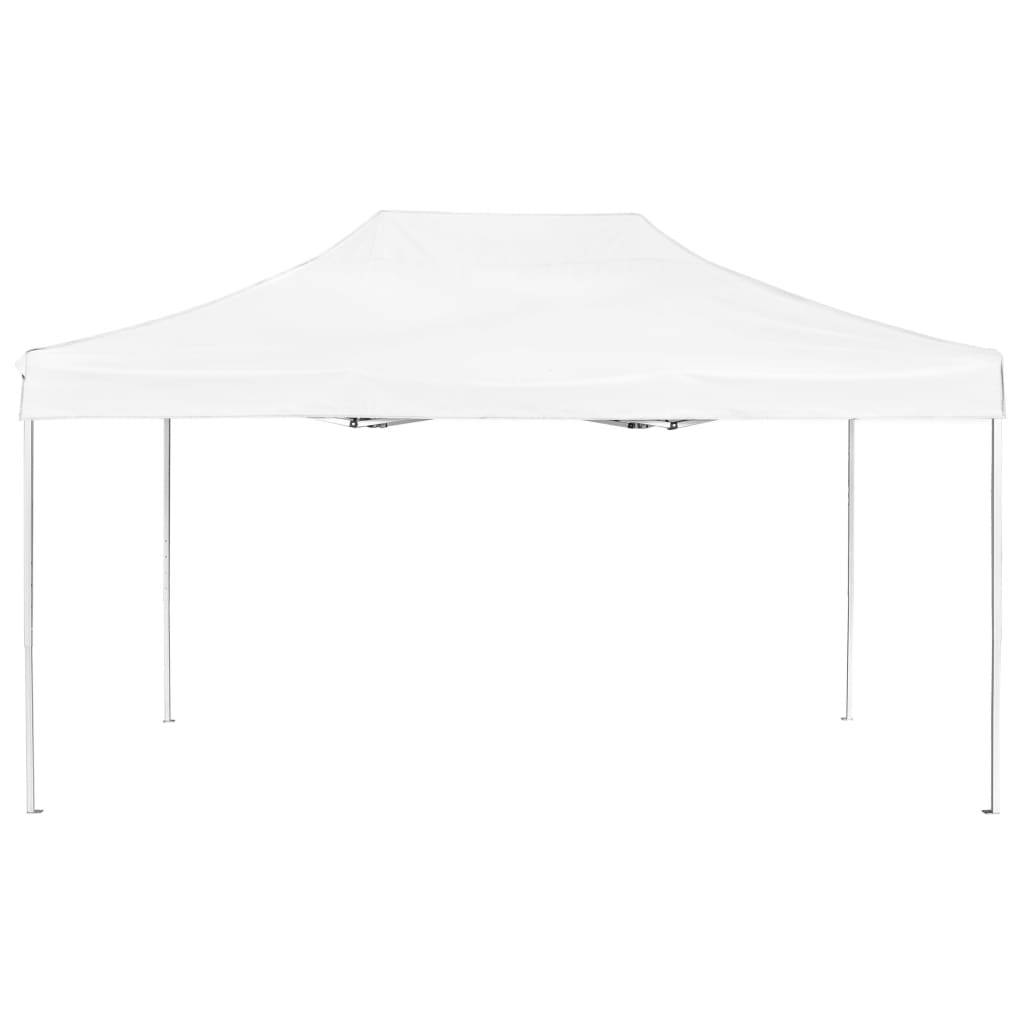 vidaXL Profi-Partyzelt Faltbar Aluminium 4,5x3 m Weiß