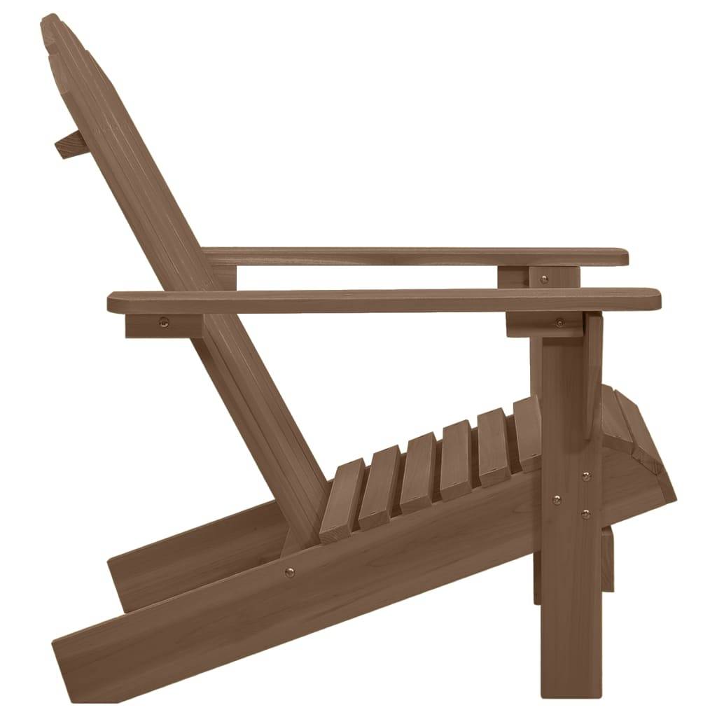 vidaXL Gartenstuhl Holz Braun