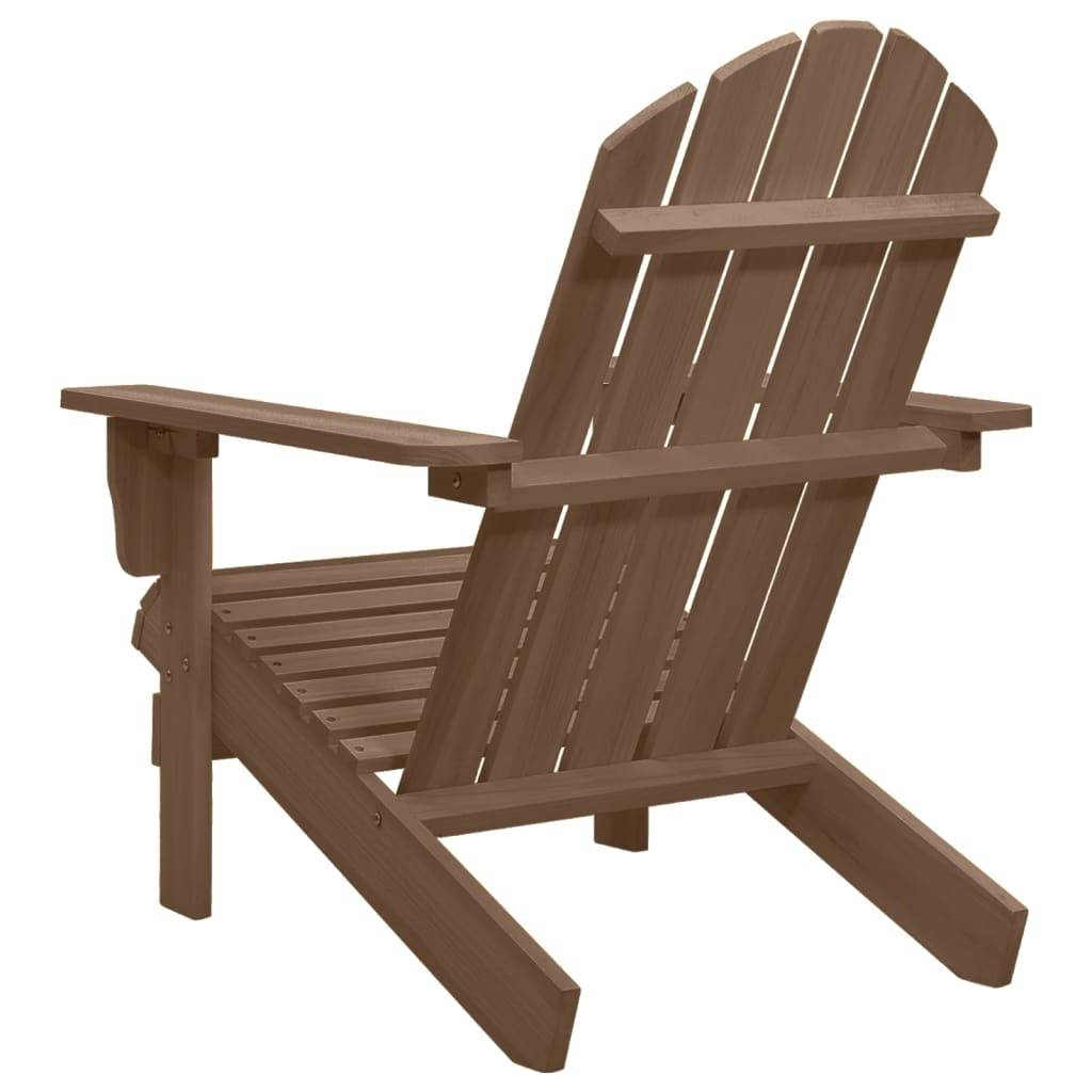 vidaXL Gartenstuhl Holz Braun