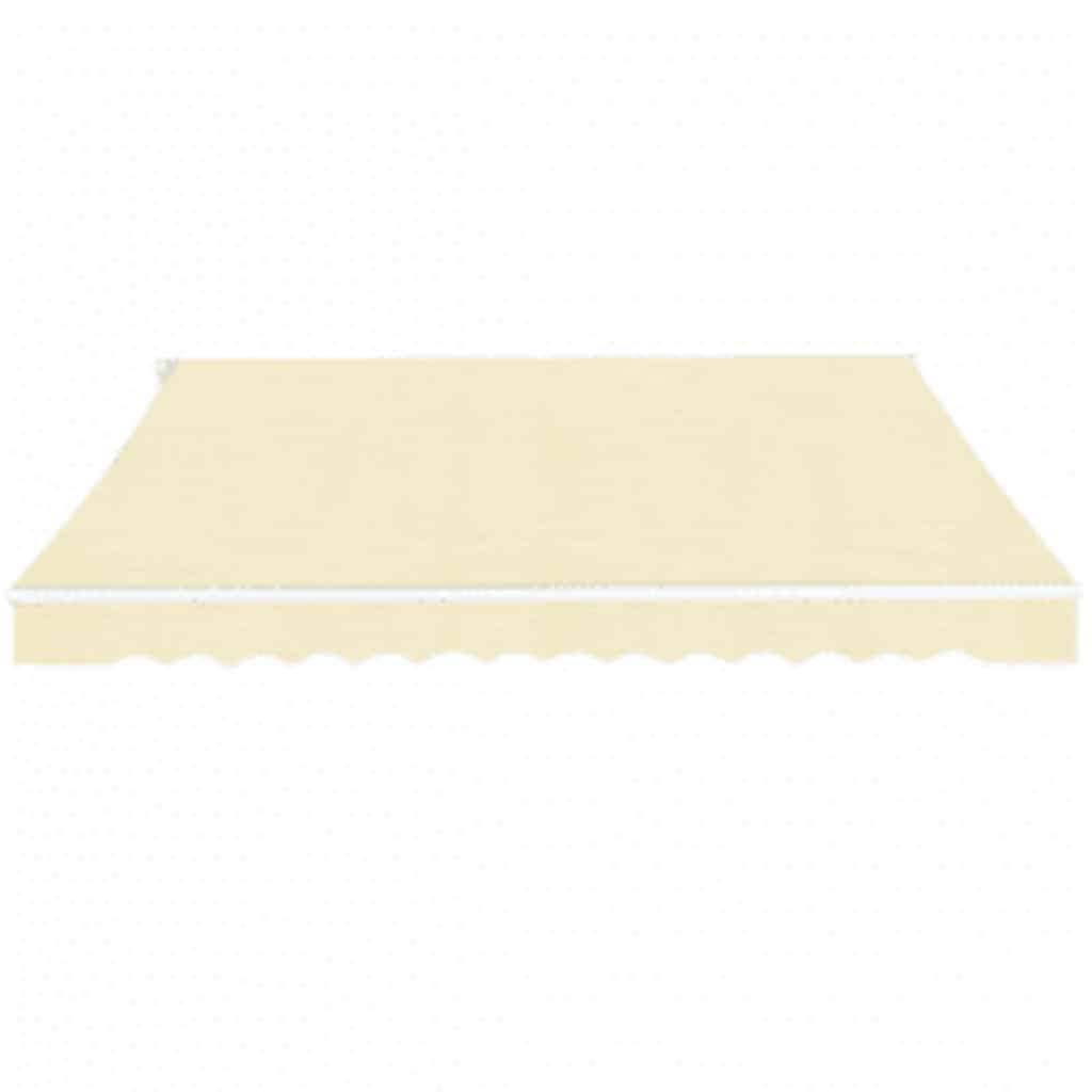vidaXL Gelenkarmmarkise 600 cm Cremeweiß