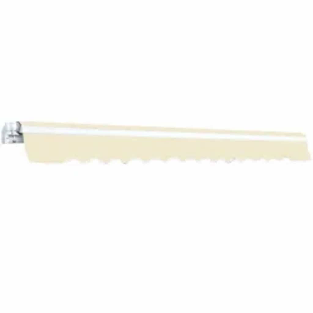 vidaXL Gelenkarmmarkise 600 cm Cremeweiß