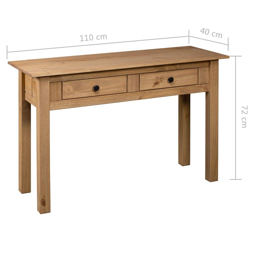 vidaXL Konsolentisch 110x40x72 cm Kiefernholz Panama