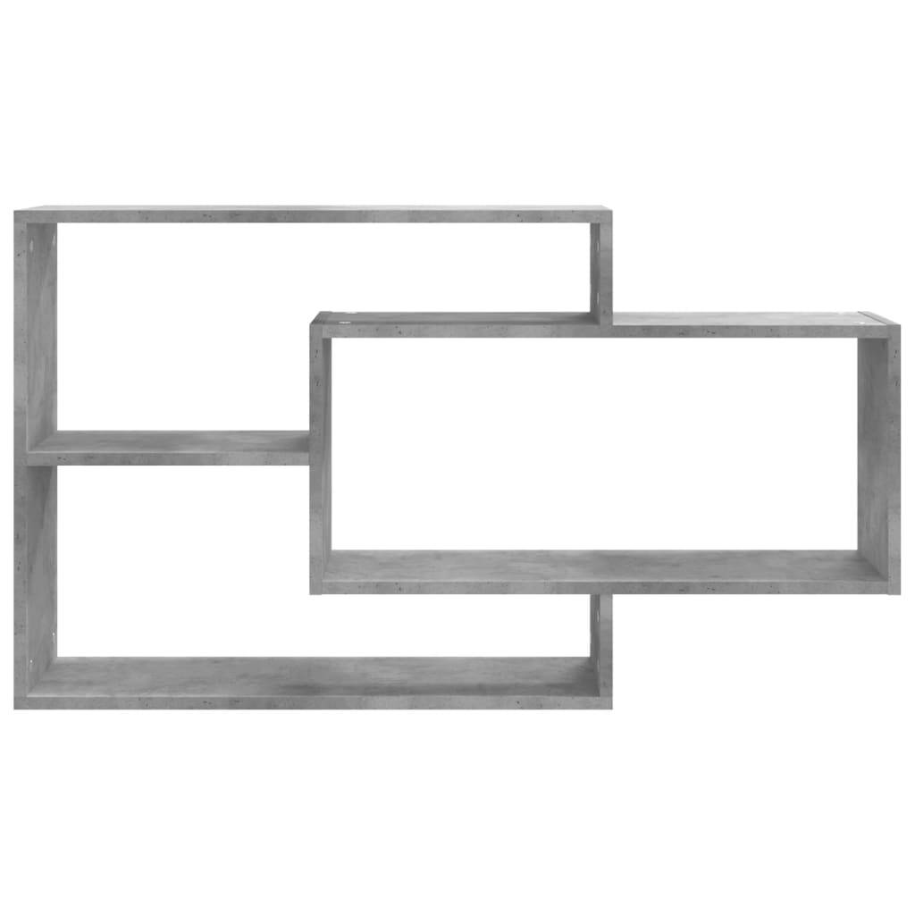 vidaXL Wandregale Betongrau 104x20x58,5 cm Holzwerkstoff