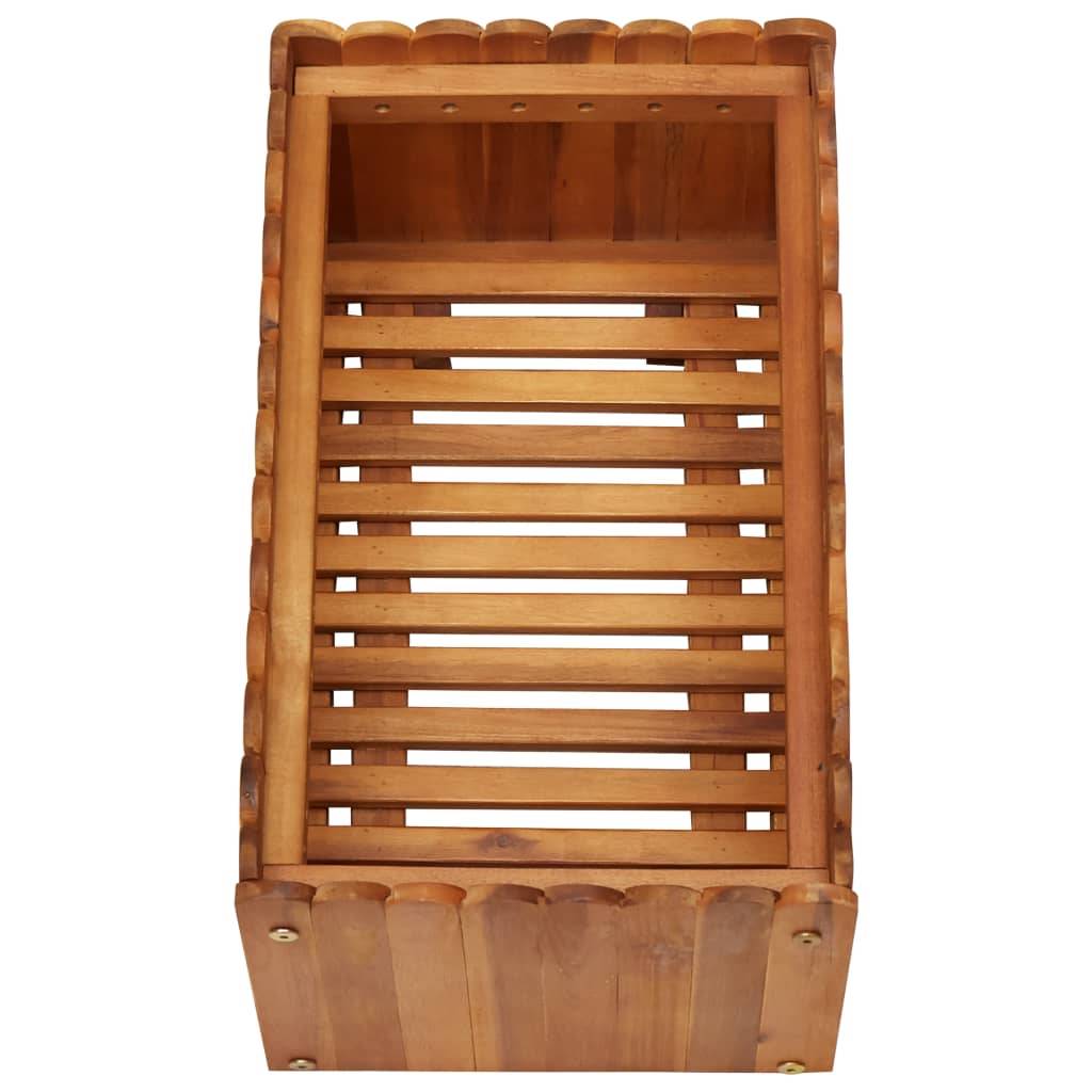 vidaXL Garten-Hochbeet 50 x 30 x 25 cm Massivholz Akazie