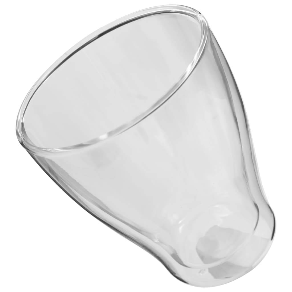 vidaXL Doppelwandige Latte-Macchiato-Gläser 6 Stk. 370 ml