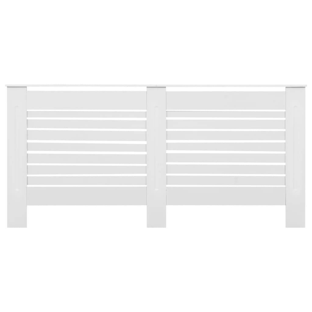 vidaXL Heizkörperverkleidungen 2 Stk. Weiß 172×19×81,5 cm MDF