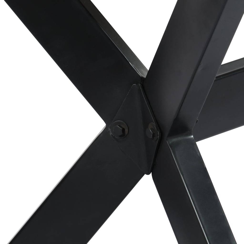 vidaXL Esstisch Weiß 120x60x75 cm Massivholz Mango