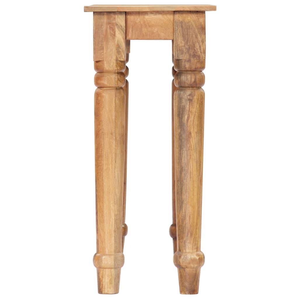 vidaXL Konsolentisch 110×35×77 cm Massivholz Mango