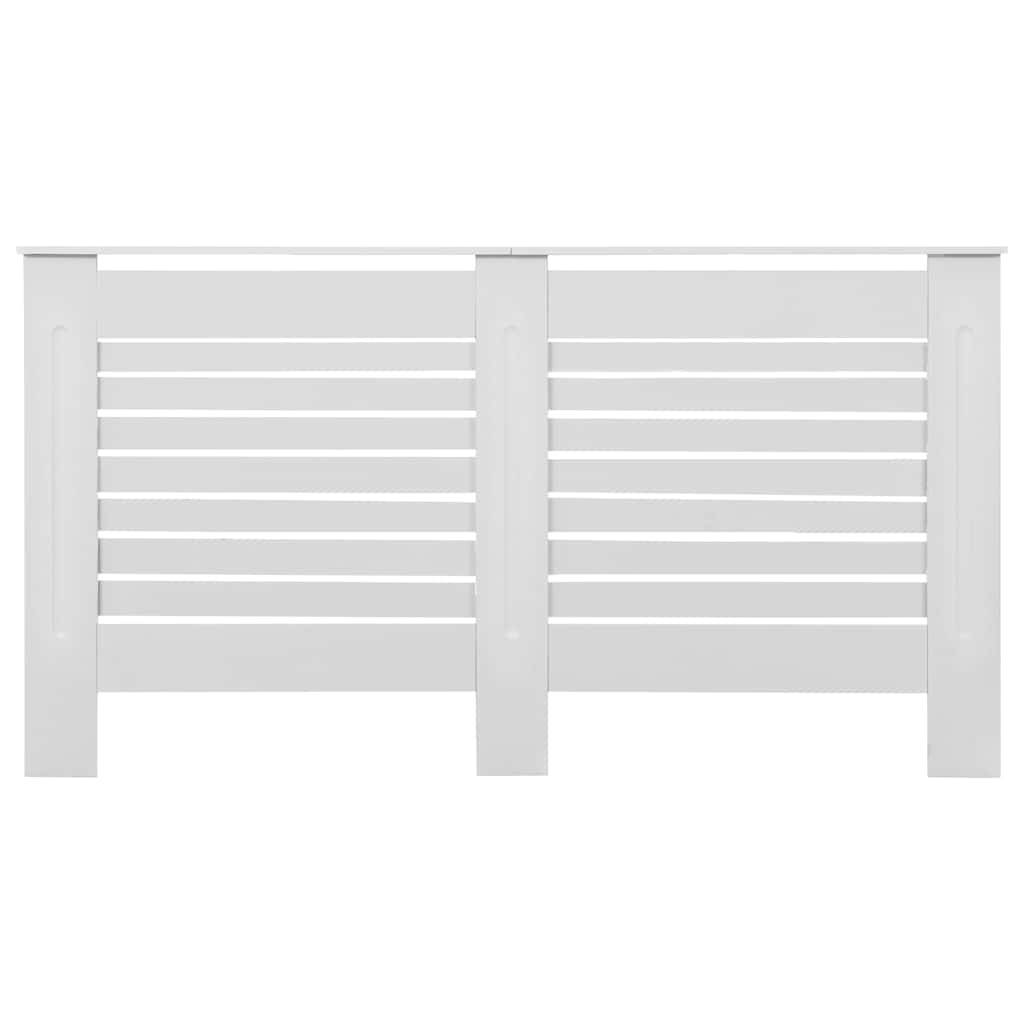 vidaXL Heizkörperabdeckung Weiß 152×19×81,5 cm MDF