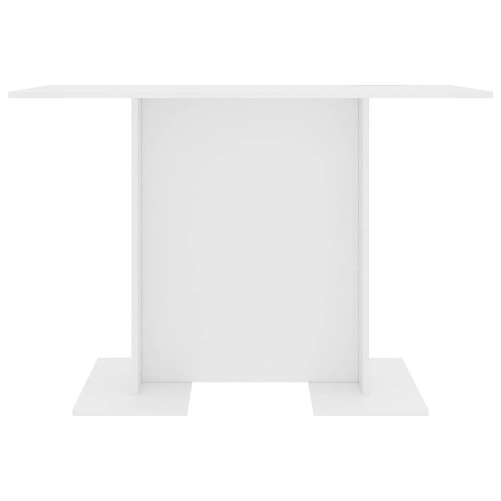 vidaXL Esstisch Weiß 110x60x75 cm Holzwerkstoff