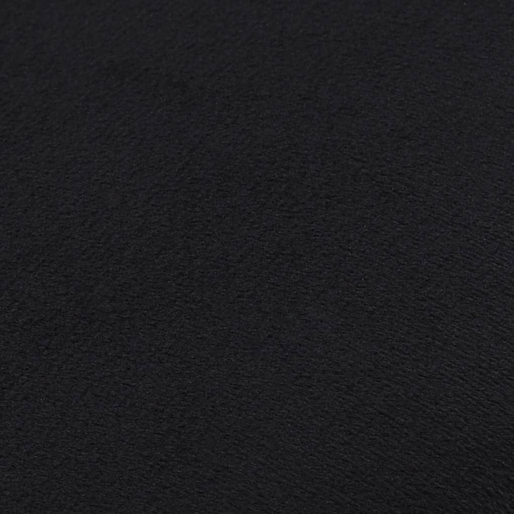 vidaXL Hocker Schwarz und Golden Samt 28 x 36 cm