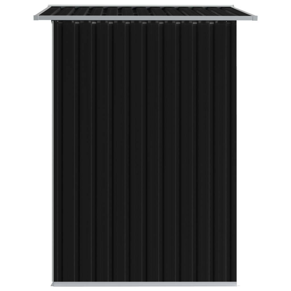 vidaXL Gartenschuppen Anthrazit Stahl 204 x 132 x 186 cm