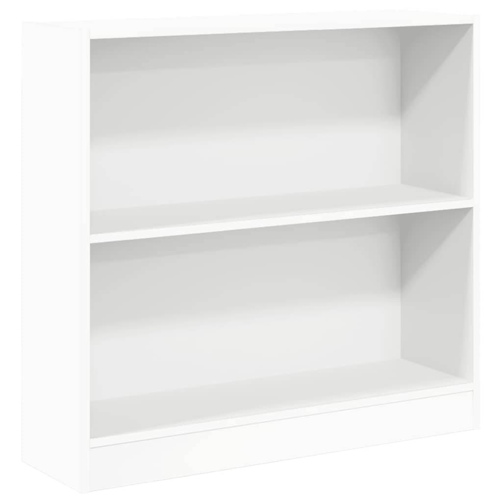 vidaXL Bücherregal Weiß 80x24x75 cm Holzwerkstoff