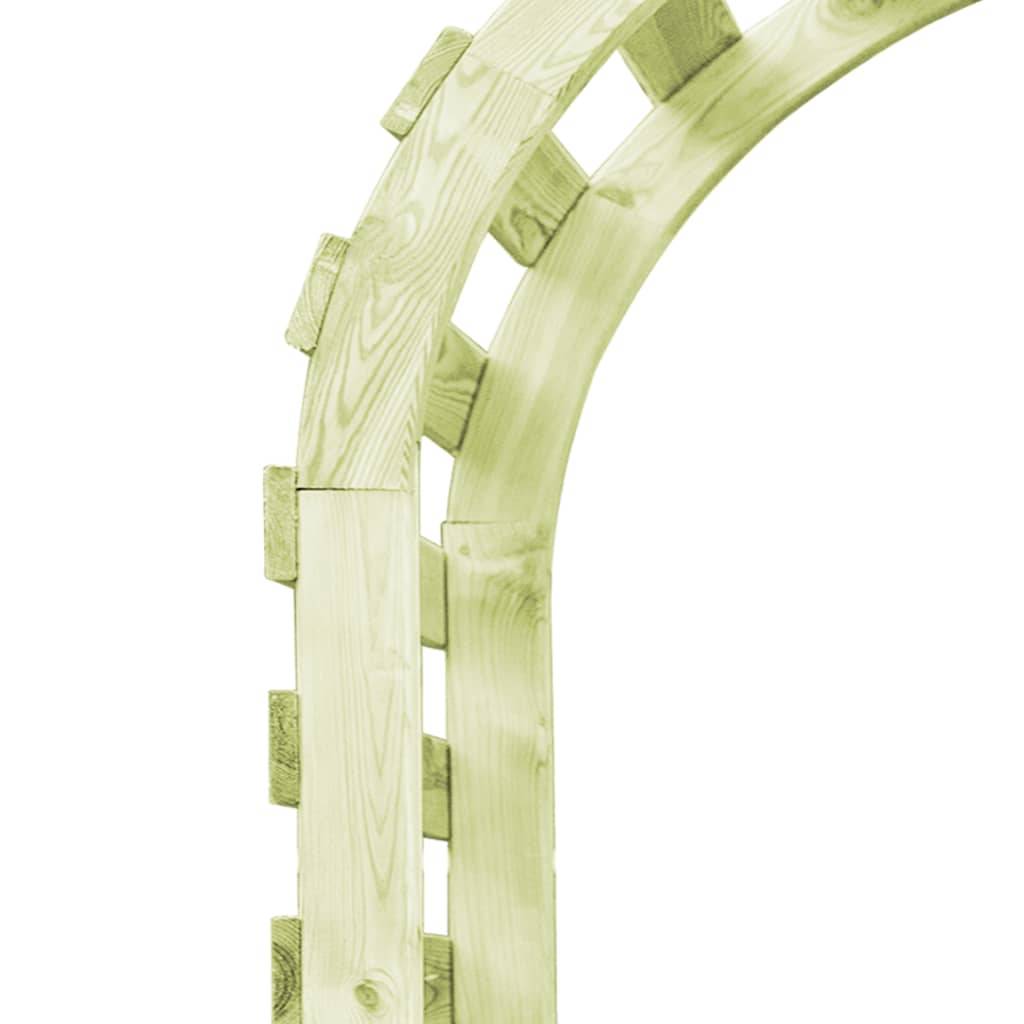 vidaXL Gartenpergola 130×60×230 cm Kiefernholz Imprägniert