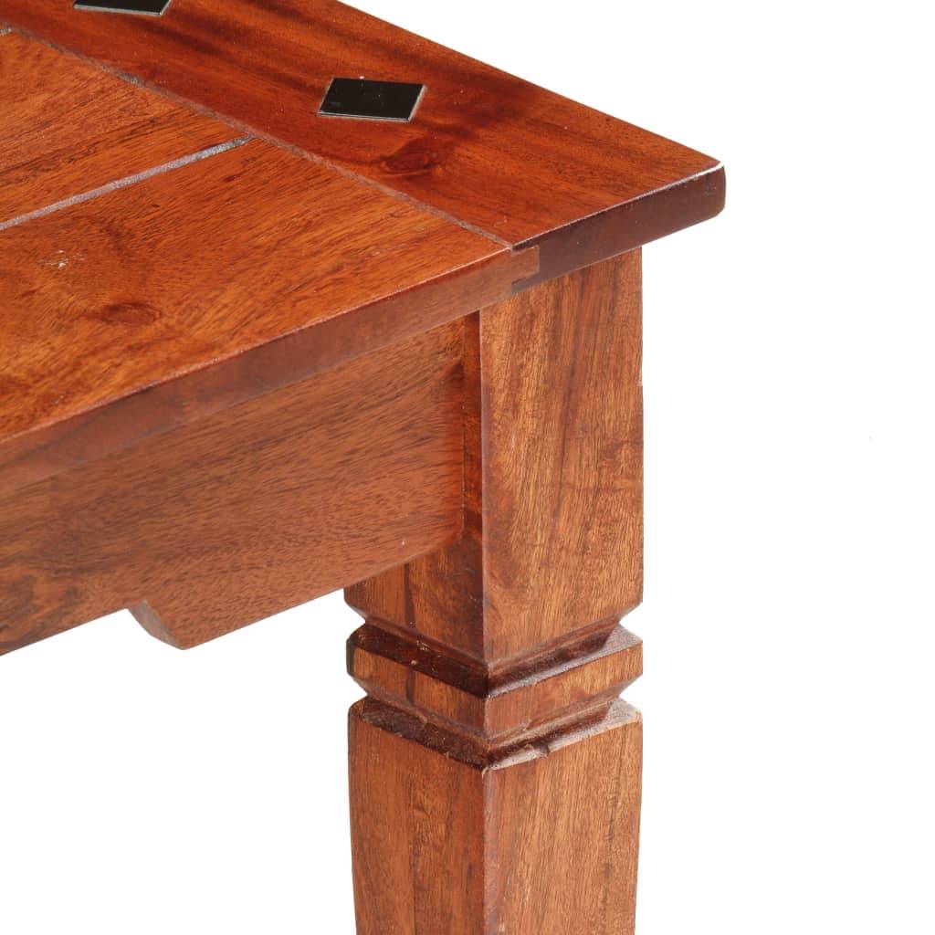vidaXL Couchtisch 110 x 50 x 35 cm Massivholz Akazie
