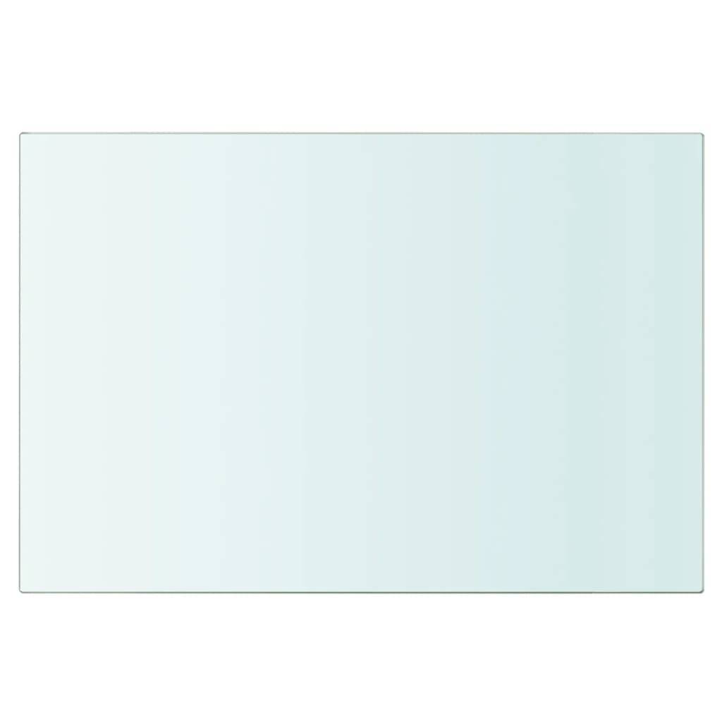 vidaXL Regalböden 2 Stk. Glas Transparent 30x15 cm