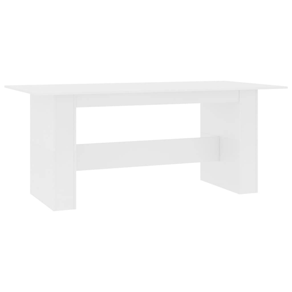 vidaXL Esstisch Weiß 180x90x76 cm Holzwerkstoff