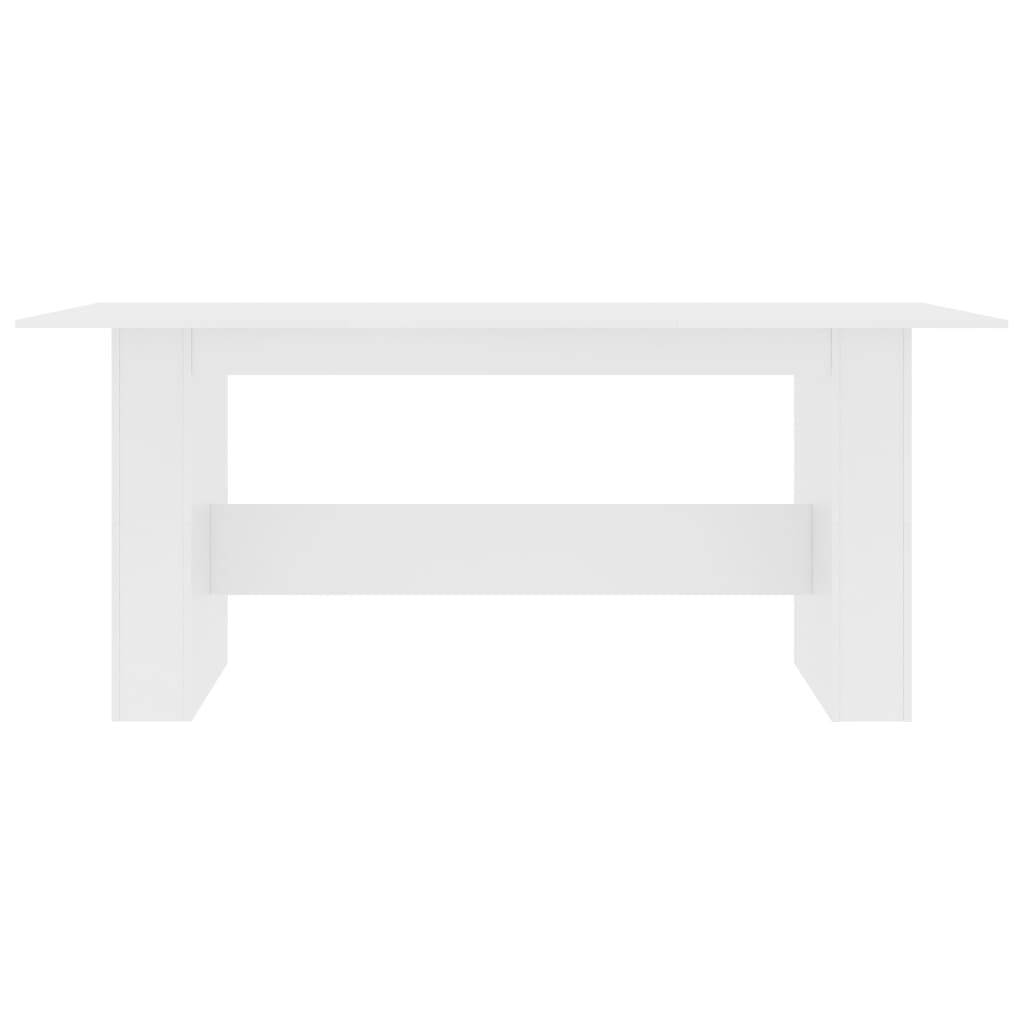 vidaXL Esstisch Weiß 180x90x76 cm Holzwerkstoff