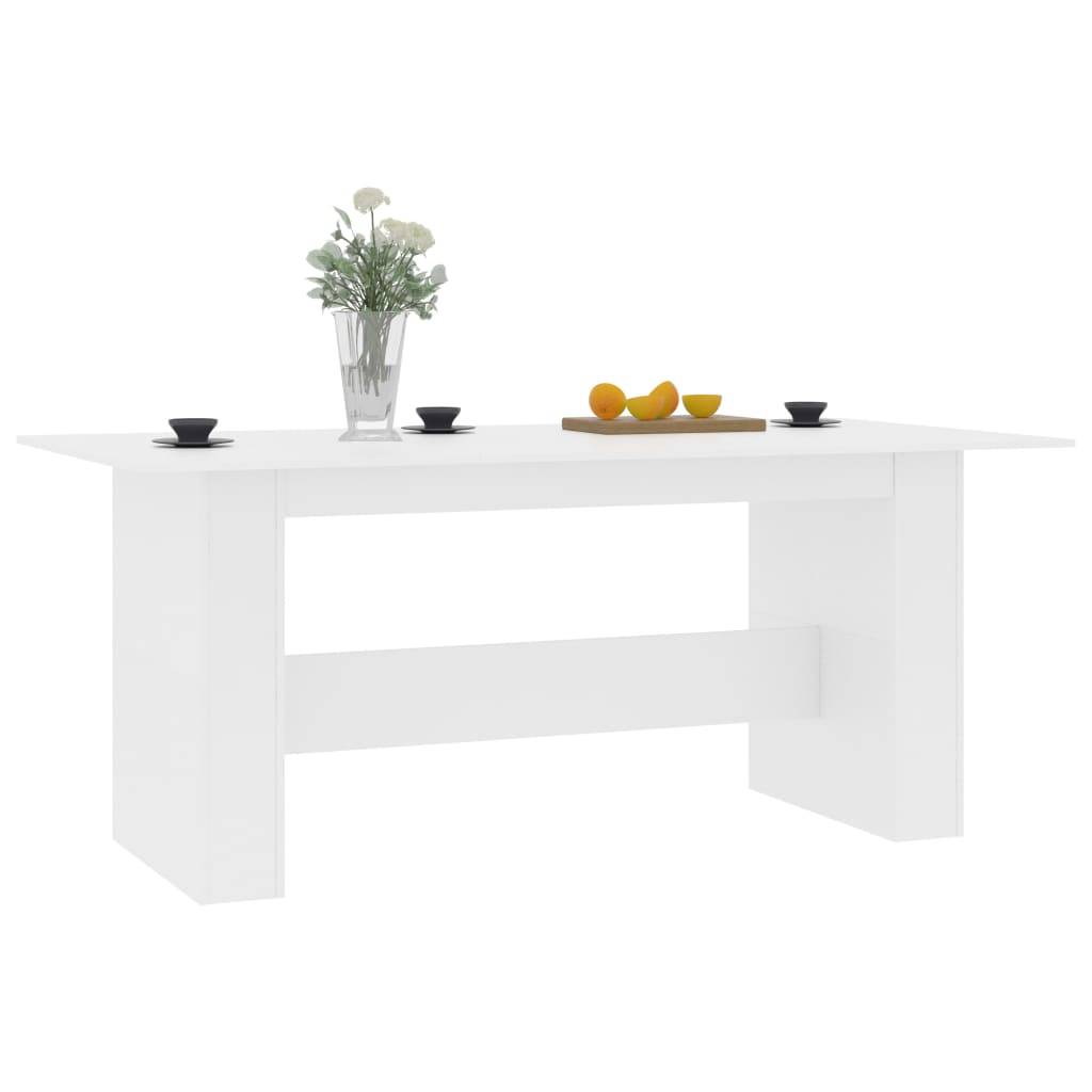 vidaXL Esstisch Weiß 180x90x76 cm Holzwerkstoff