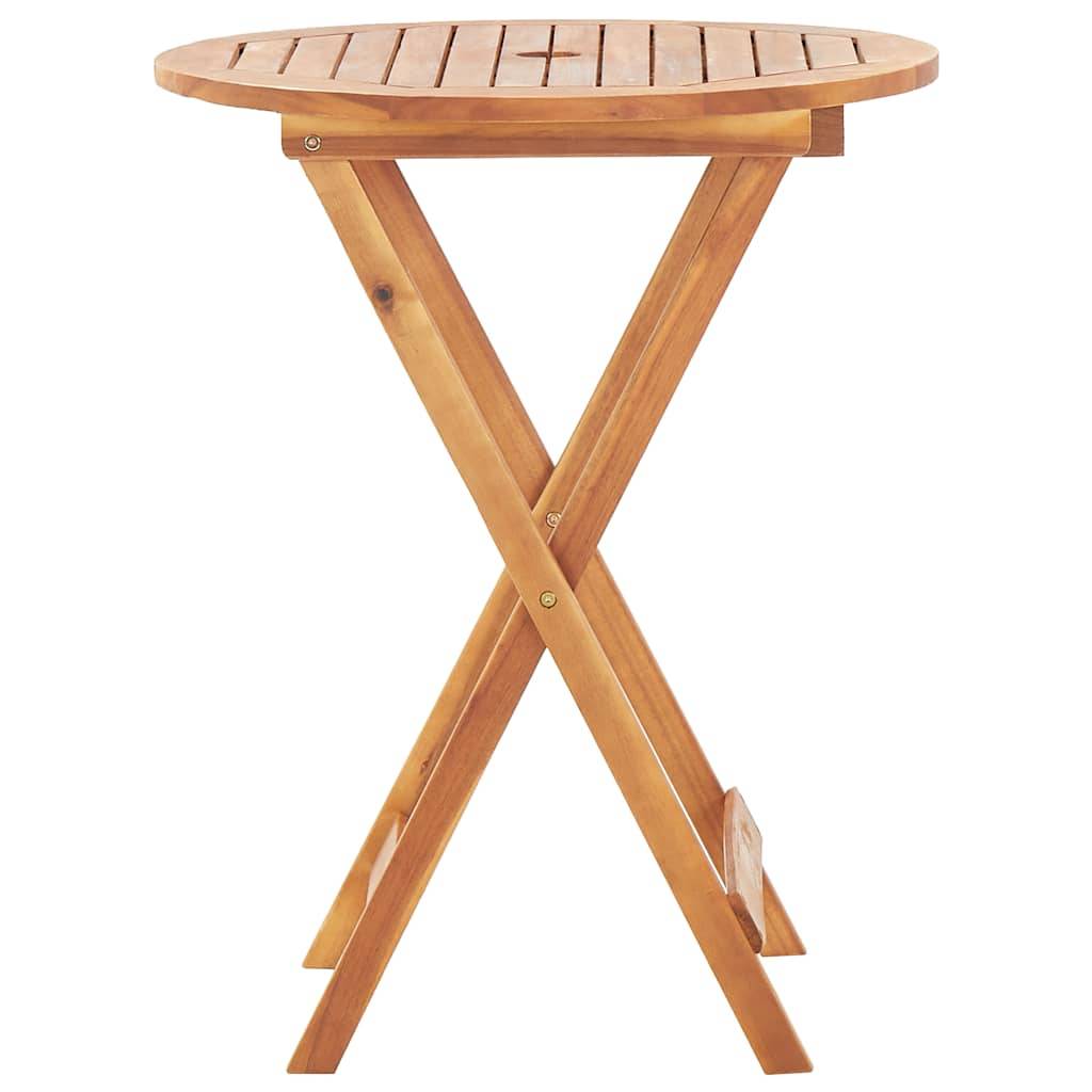 vidaXL Gartentisch Klappbar 60x75 cm Massivholz Akazie