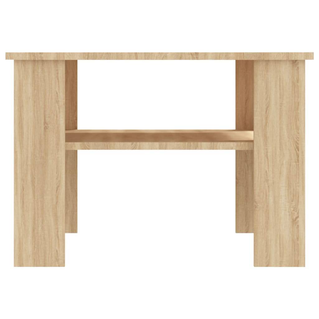 vidaXL Couchtisch Sonoma-Eiche 60x60x42 cm Holzwerkstoff